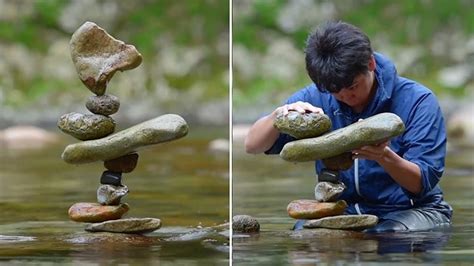 kokei mikuni|Rockbalancing Demonstration 2016 【Rocks Portrait】